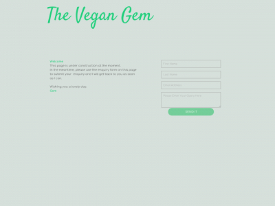 thevegangem.com snapshot