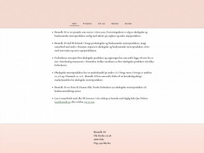 biomelk.no snapshot