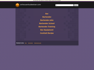 anheuserbudweiser.com snapshot