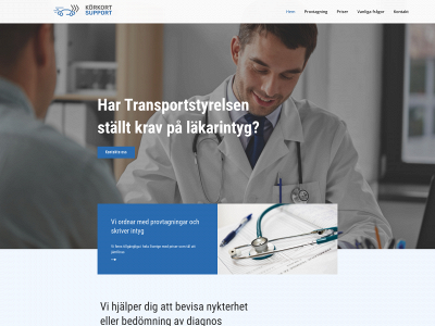 korkortsupport.com snapshot