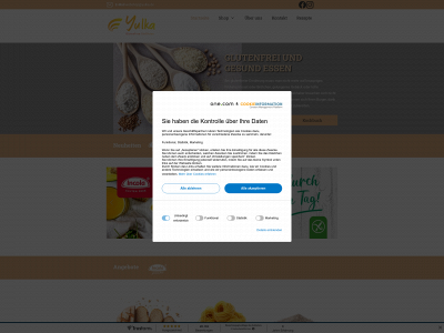 yulka-glutenfree.de snapshot