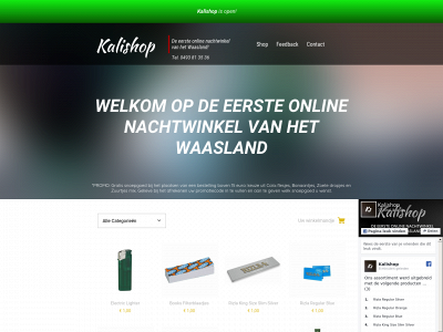 kalishop.be snapshot