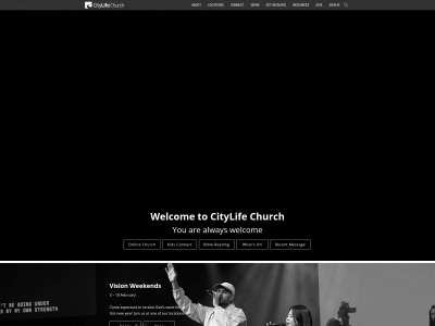 citylifechurch.com snapshot