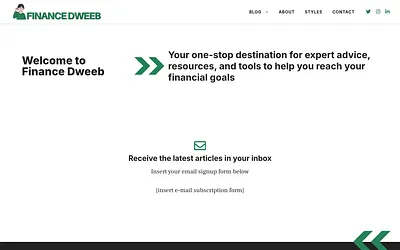www.financedweeb.com snapshot