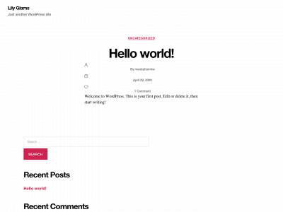 lilyglams.com snapshot