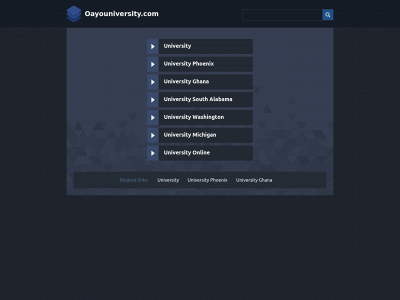 oayouniversity.com snapshot
