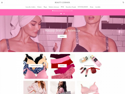 beautycorner.lt snapshot