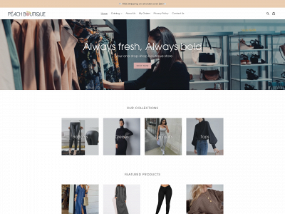 peachboutiquefashion.com snapshot