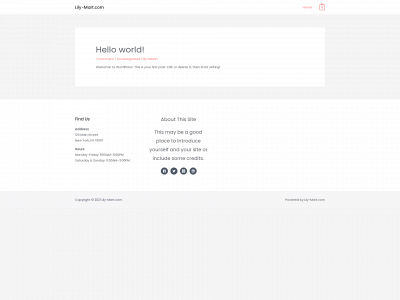 lily-mart.com snapshot