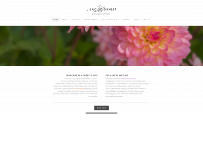 www.lilacanddahlia.com snapshot
