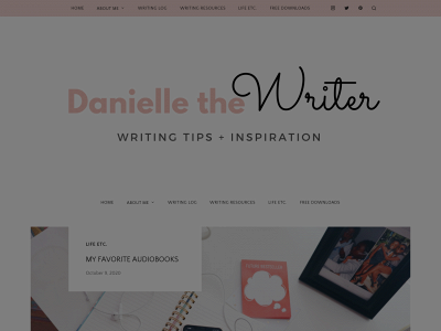 daniellewilkinsonwriter.com snapshot