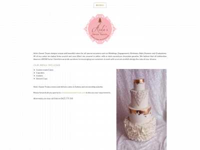 aidassweettreats.com snapshot
