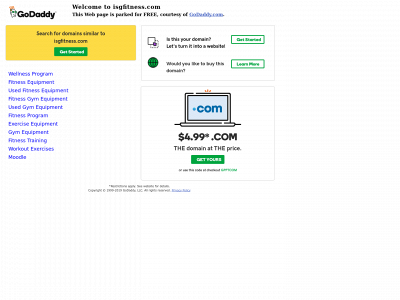 isgfitness.com snapshot