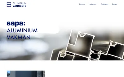 aluminiumvanneste.be snapshot