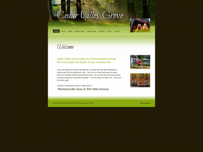 cedar-valley-grove.org snapshot