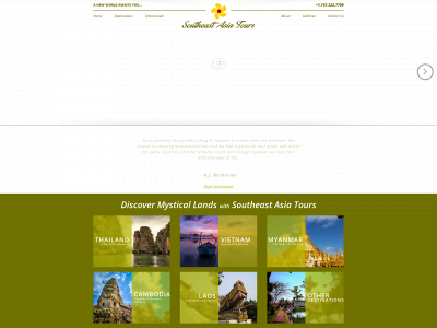southeastasiatours.com snapshot