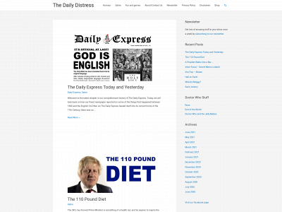 dailydistress.com snapshot