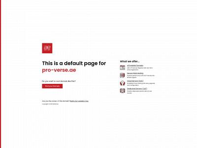pro-verse.ae snapshot