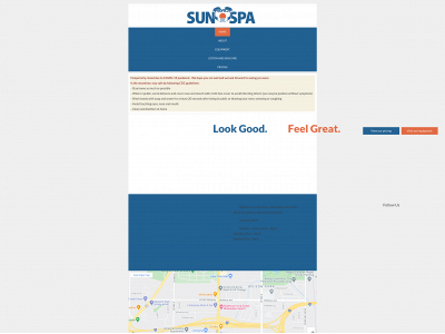 tropicssunspa.com snapshot