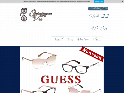 opticalementvotre.be snapshot