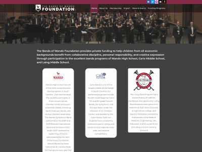 bandsofwandofoundation.com snapshot