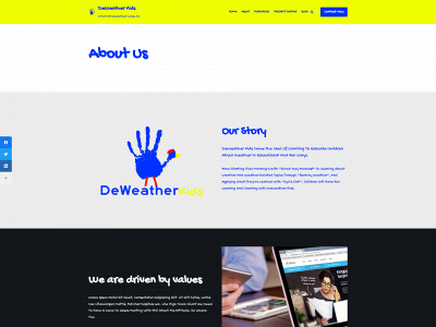 deweatherkids.com snapshot