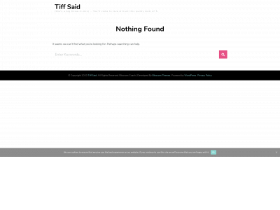 tiffsaid.com snapshot
