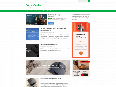 comparesweden.se snapshot