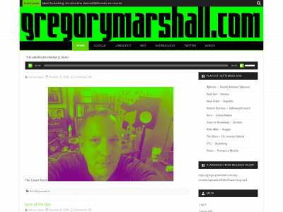 gregorymarshall.com snapshot