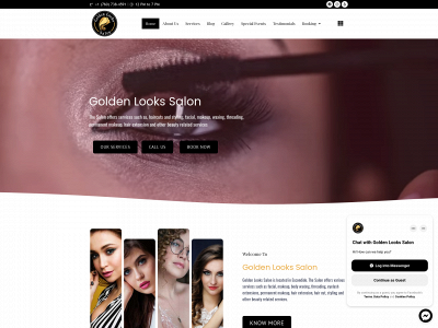 goldenlookssalon.com snapshot