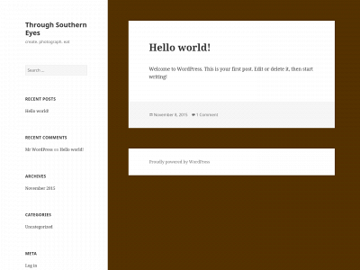 throughsoutherneyes.com snapshot