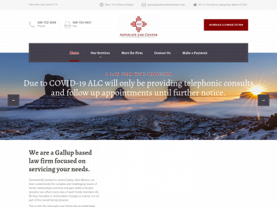 advocatelawcenter.com snapshot