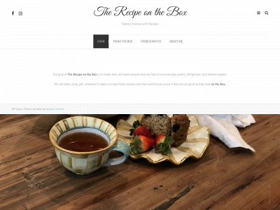 therecipeonthebox.com snapshot