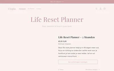 utopiaplanners.nl snapshot