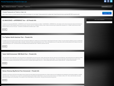 presalepasswordtickets.com snapshot