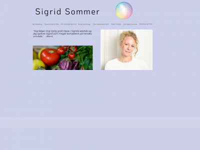 sigridsommer.dk snapshot