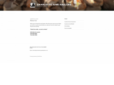 charlottejunkhaulers.com snapshot