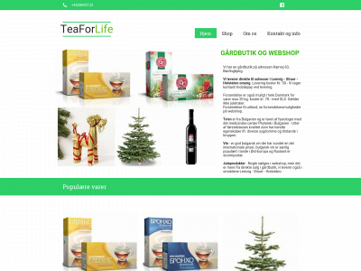teaforlife.dk snapshot