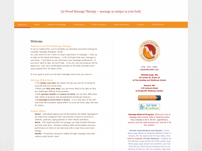 lizwoodwellness.com snapshot