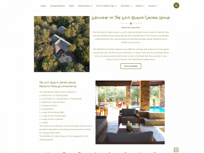 thewildbunchsafarihouse.com snapshot