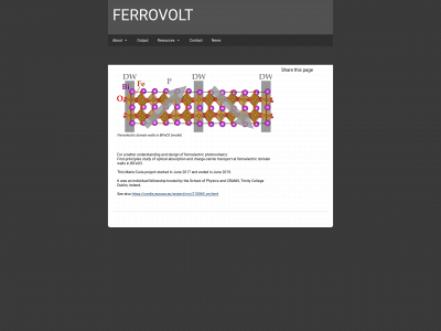 ferrovolt.org snapshot