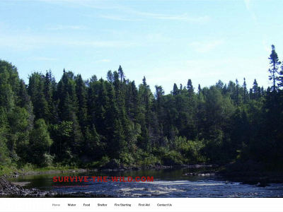 survive-the-wild.com snapshot
