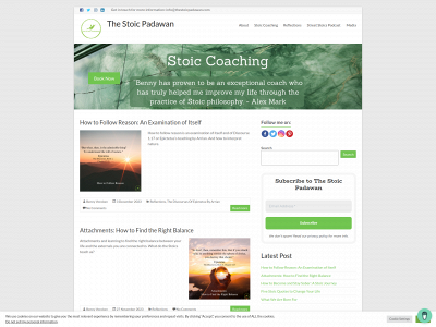 thestoicpadawan.com snapshot