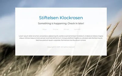 stiftelsenklockrosen.se snapshot