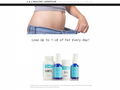 www.ajhealthylifestyles.com snapshot
