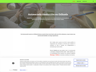 www.autoescuelalorente.es snapshot