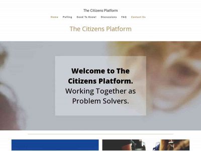 thecitizensplatform.com snapshot