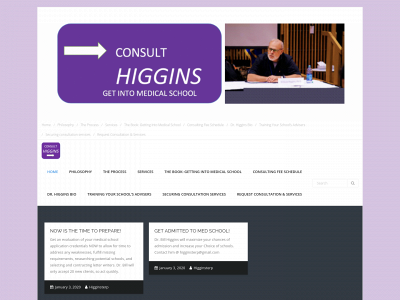consulthiggins.com snapshot