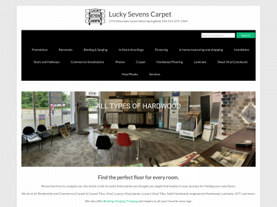 luckysevenscarpet.com snapshot