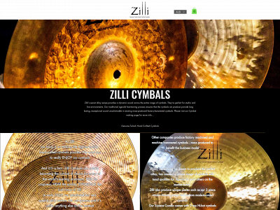 zillicymbals.com snapshot